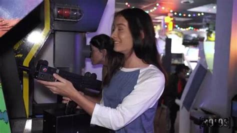 My girl Veronica and me fuck in the arcades